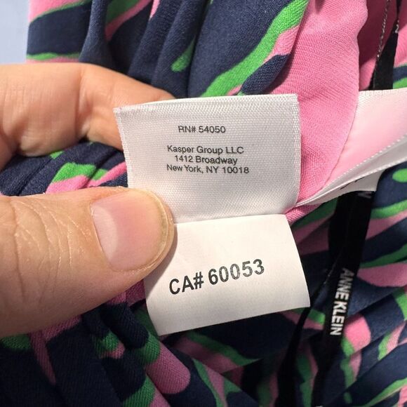 Anne Klein Faux Wrap Around Dress ladies size 16 XL - Picture 7 of 9